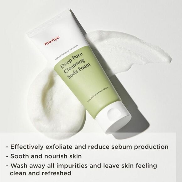 ma:nyo Deep Pore Cleansing Soda Foam Size 5.07 oz - Picture 2 of 7